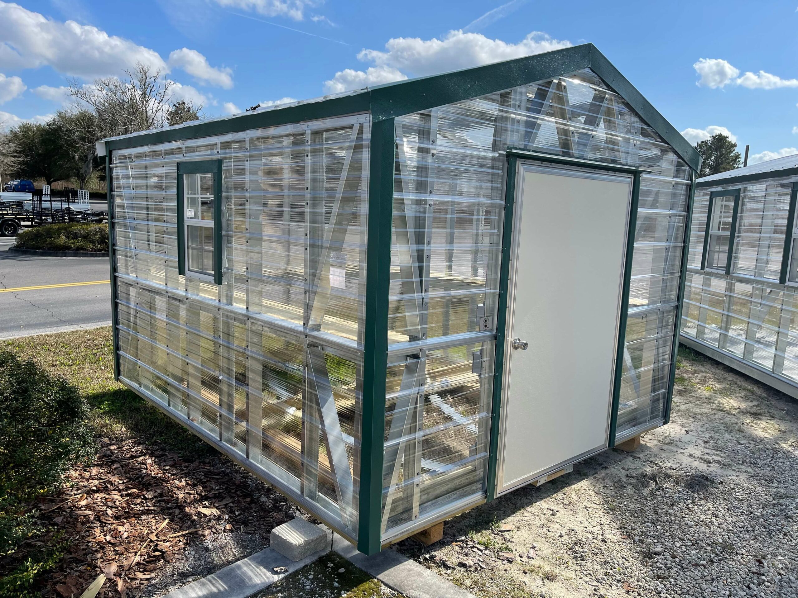 GH-2 10x12 Greenhouse no floor front.